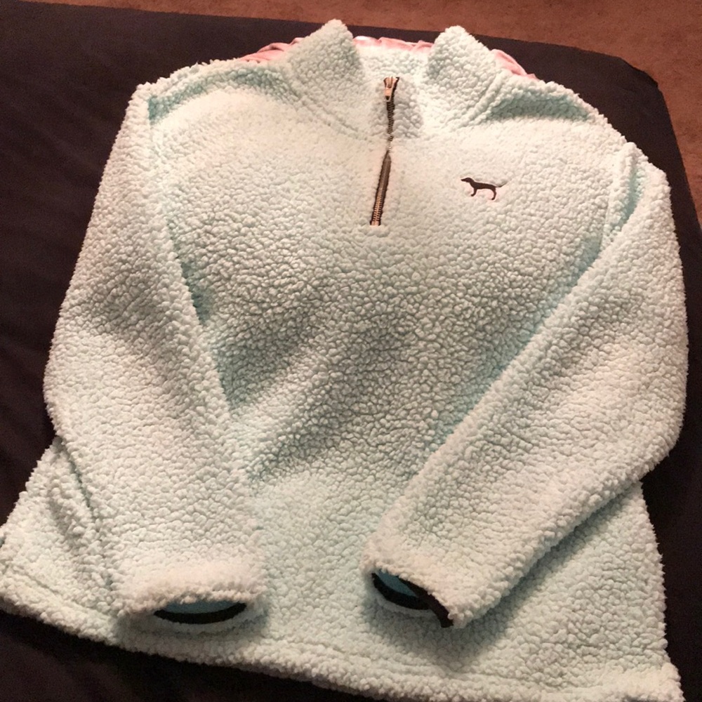 Pink sherpa jacket